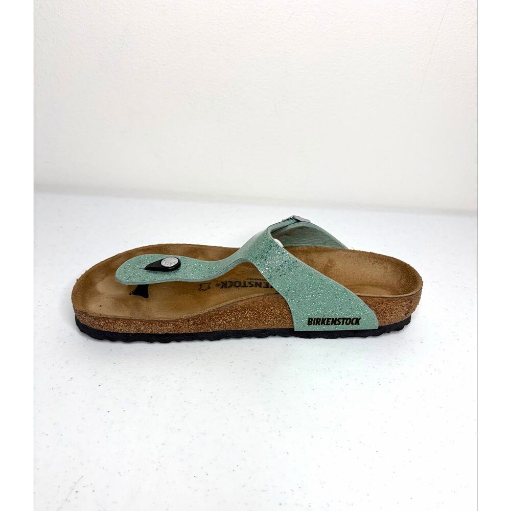 Birkenstock Gizeh Sandals EU 39 Cosmic Sparkle Mineral Beach Coastal Resort - Picture 6 of 11